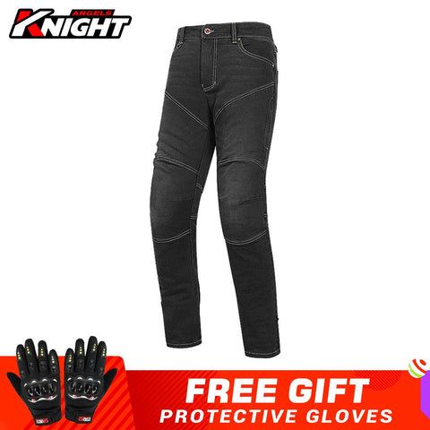 Motorcycle Riding Pants - Stylish and Protective Jeans for Motocross -  Upgrade Knee Hip Protector Pads Included