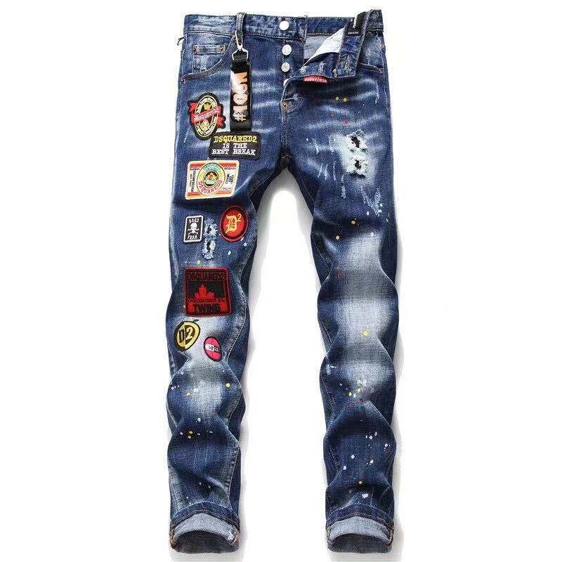 Patched Jeans 